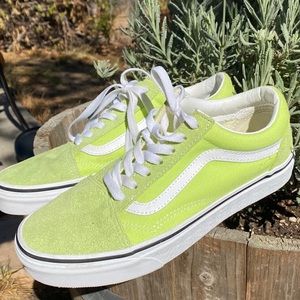 Vans old skool lime green vans